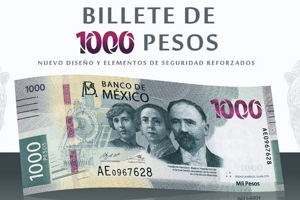 Así Es El Nuevo Billete De 1000 Pesos Con La Imagen De Carmen Serdán Hermila Galindo Y 5810