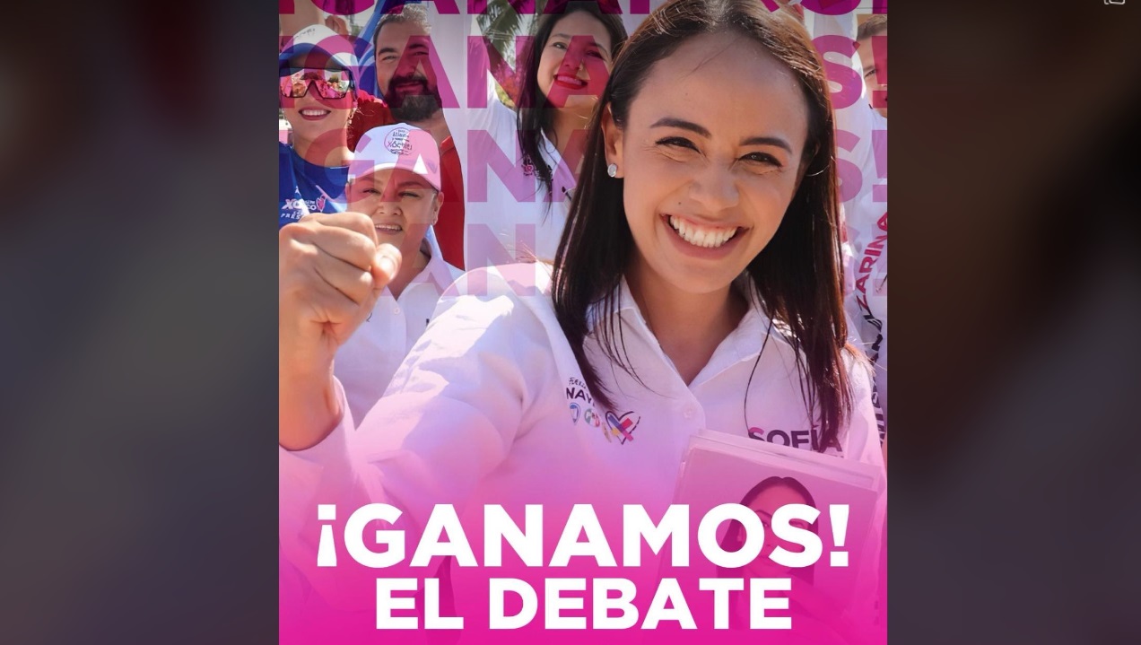 Sofía Bautista se alza como ganadora del debate por la presidencia municipal de Tepic: Juan Guerrero 