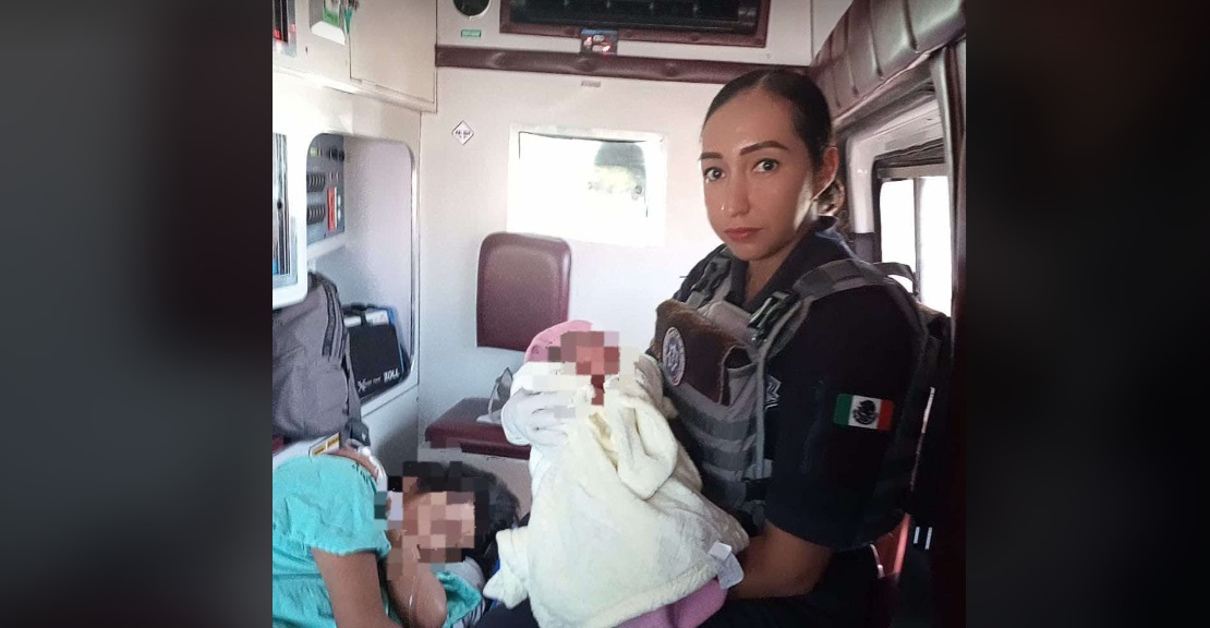 Auxilian a mujer que dio a luz camino al hospital en Tepic