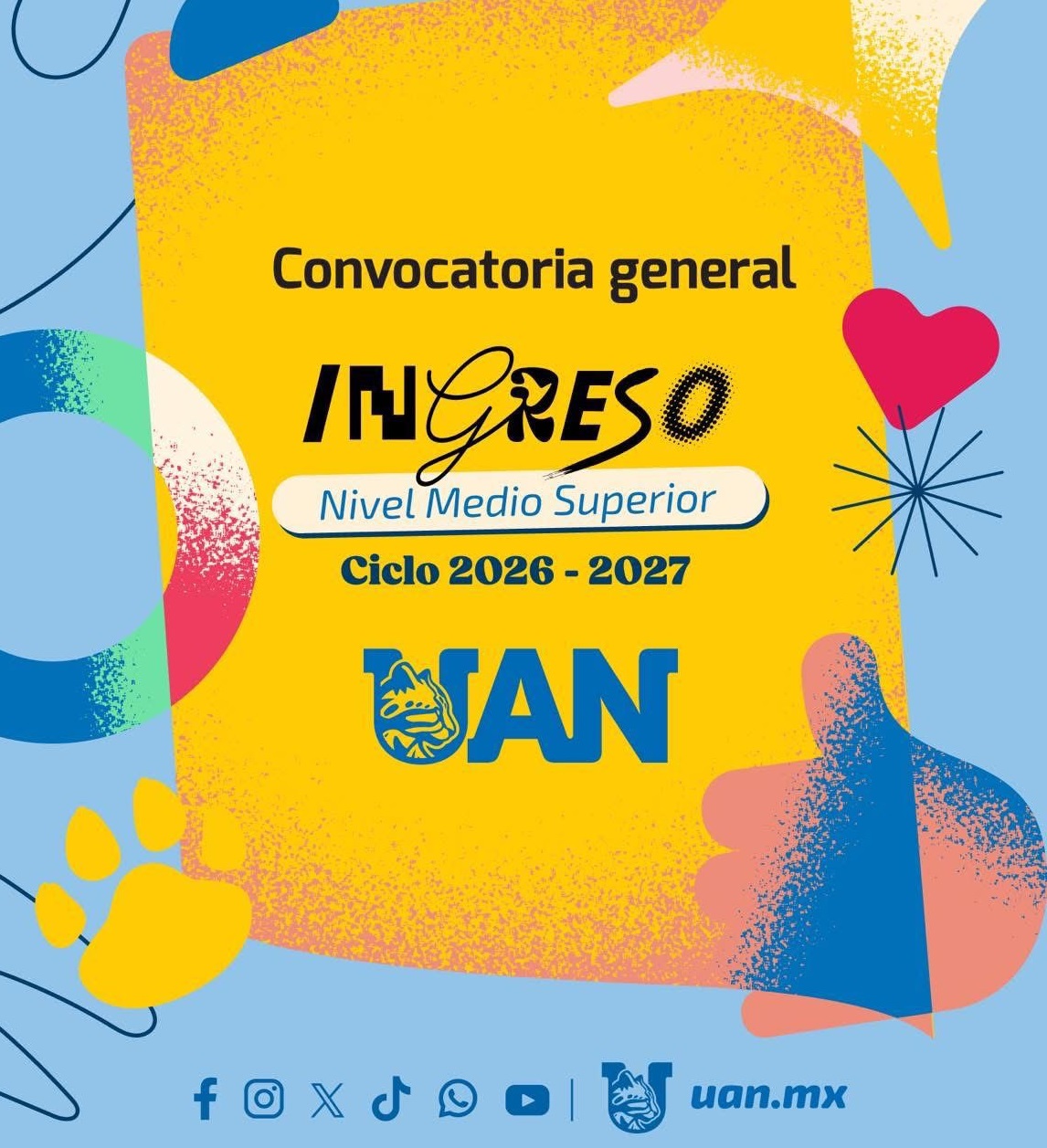 La UAN convoca a jóvenes interesados en cursar el nivel medio superior 