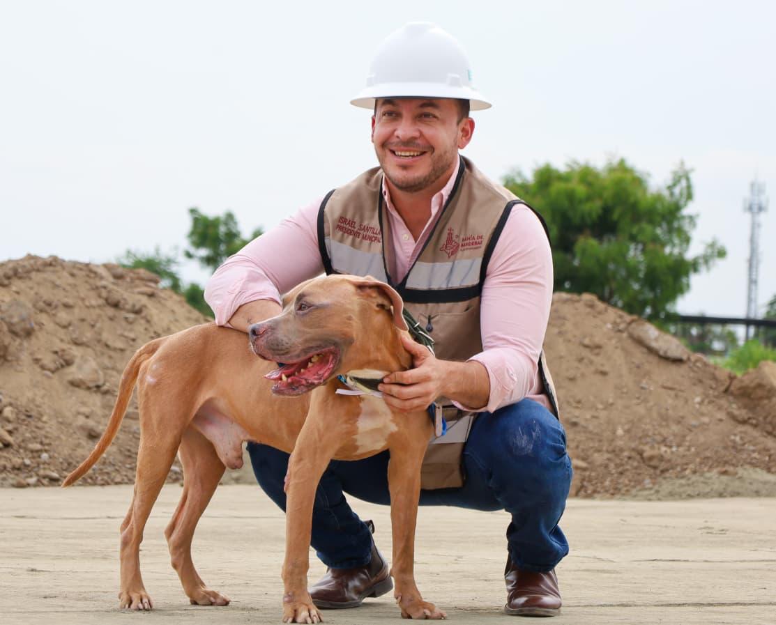 Supervisa Israel Santillán avances de obra del Centro de Bienestar Animal
